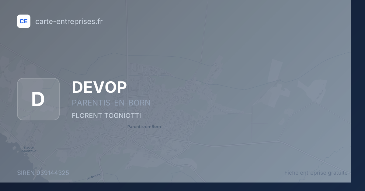 DEVOP — 939144325 — fiche entreprise