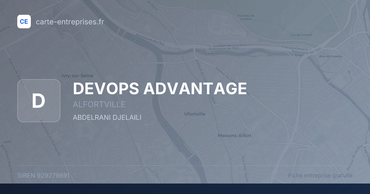 DEVOPS ADVANTAGE — 929279891 — fiche entreprise
