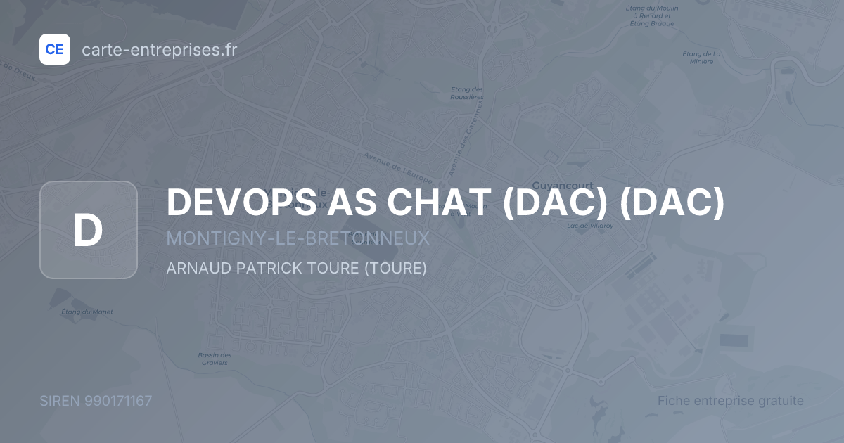 DEVOPS AS CHAT (DAC) (DAC) — 990171167 — fiche entreprise