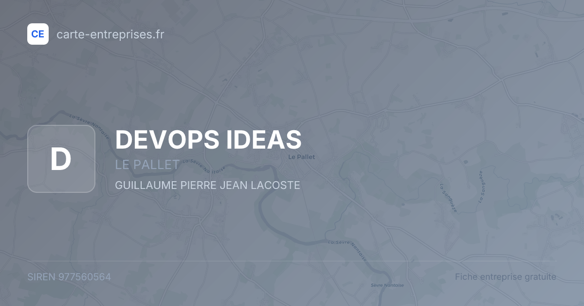 DEVOPS IDEAS — 977560564 — fiche entreprise