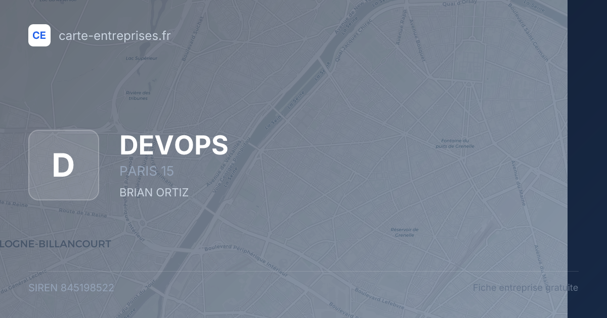 DEVOPS — 845198522 — fiche entreprise