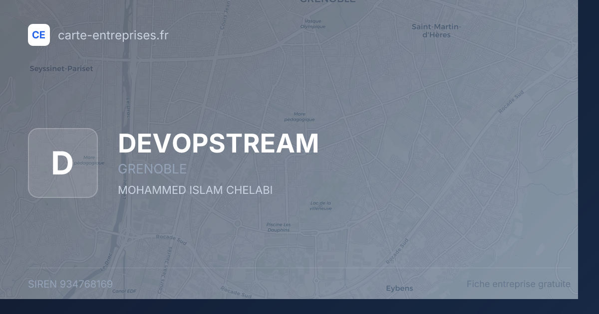 DEVOPSTREAM — 934768169 — fiche entreprise