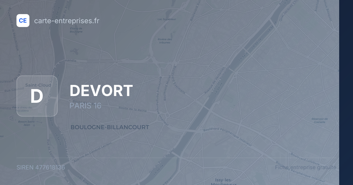 DEVORT — 477618136 — fiche entreprise