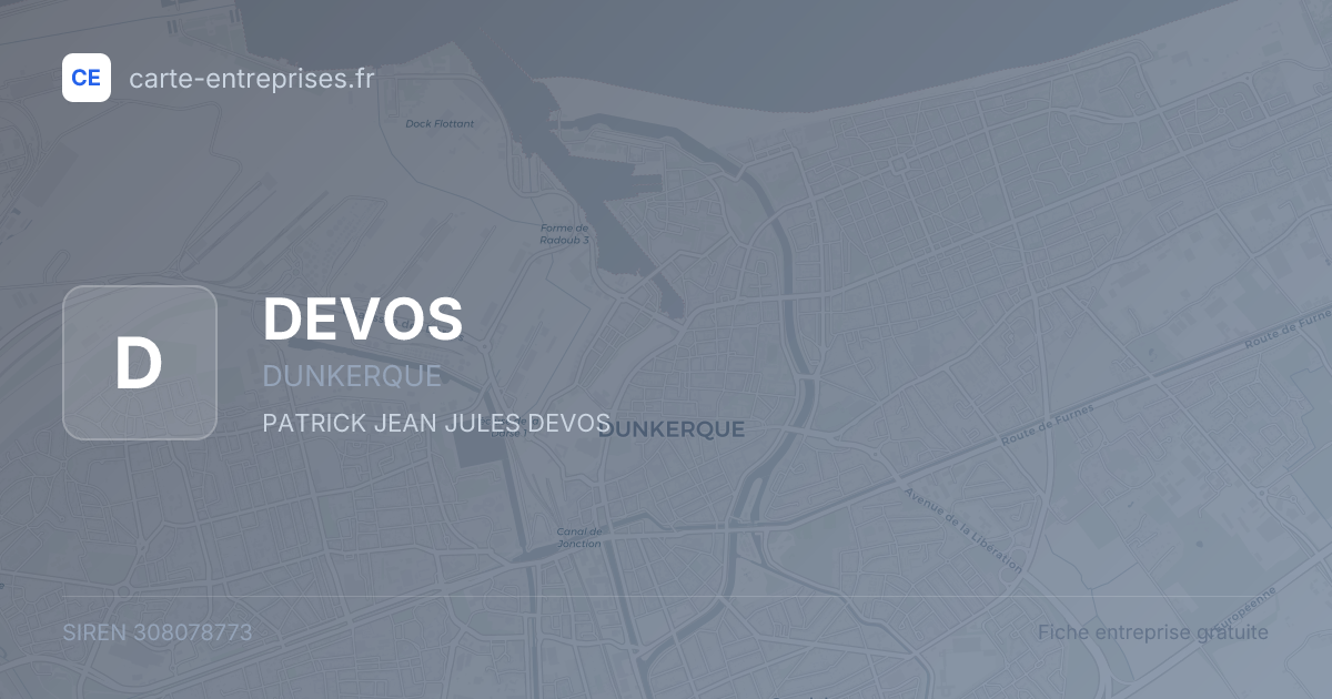 DEVOS — 308078773 — fiche entreprise