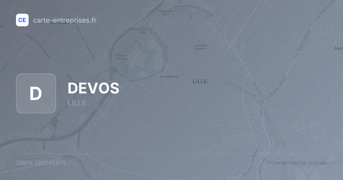 DEVOS — 388045874 — fiche entreprise