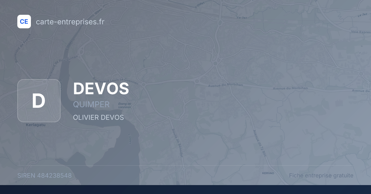DEVOS — 484238548 — fiche entreprise