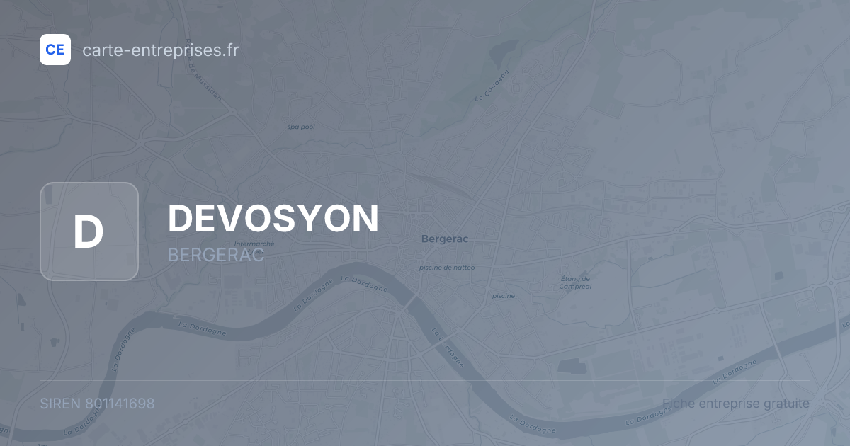 DEVOSYON — 801141698 — fiche entreprise