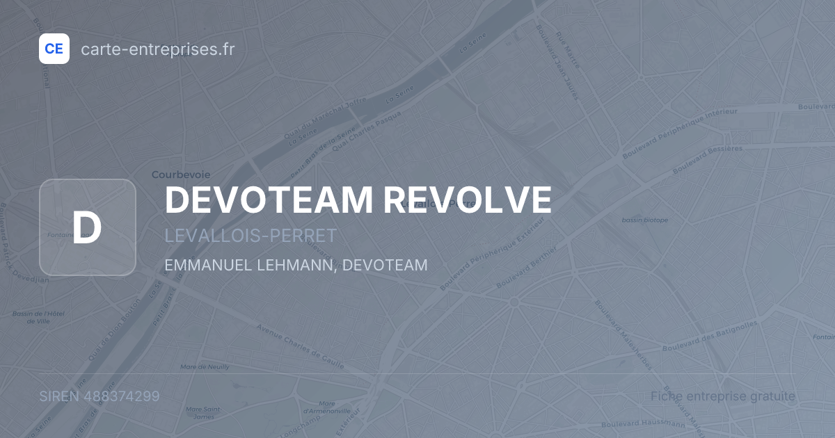 DEVOTEAM REVOLVE — 488374299 — fiche entreprise