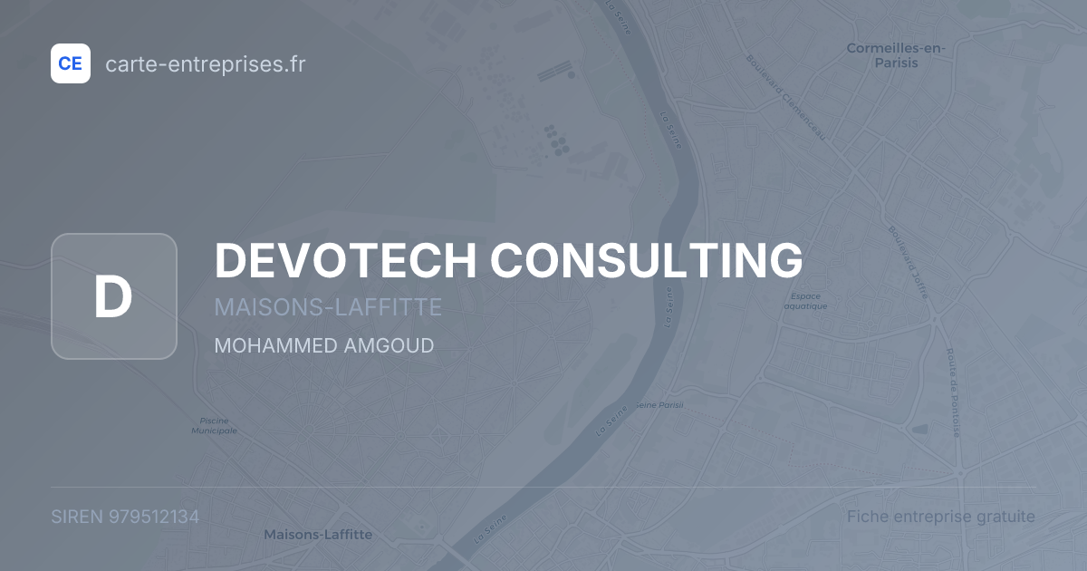 DEVOTECH CONSULTING — 979512134 — fiche entreprise