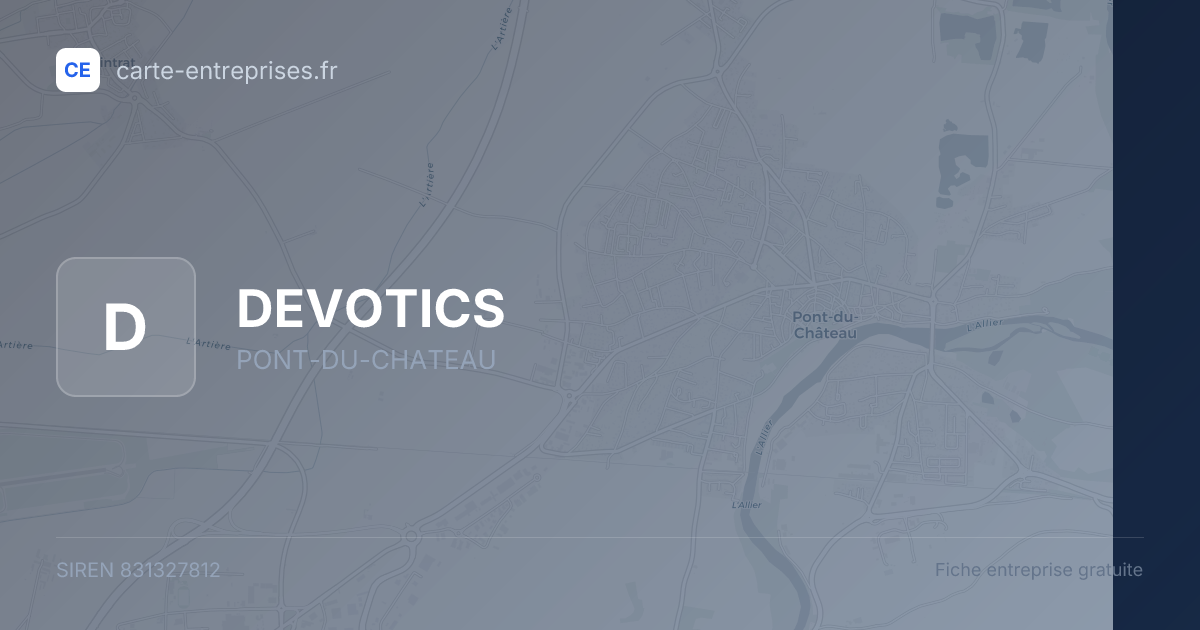 DEVOTICS — 831327812 — fiche entreprise