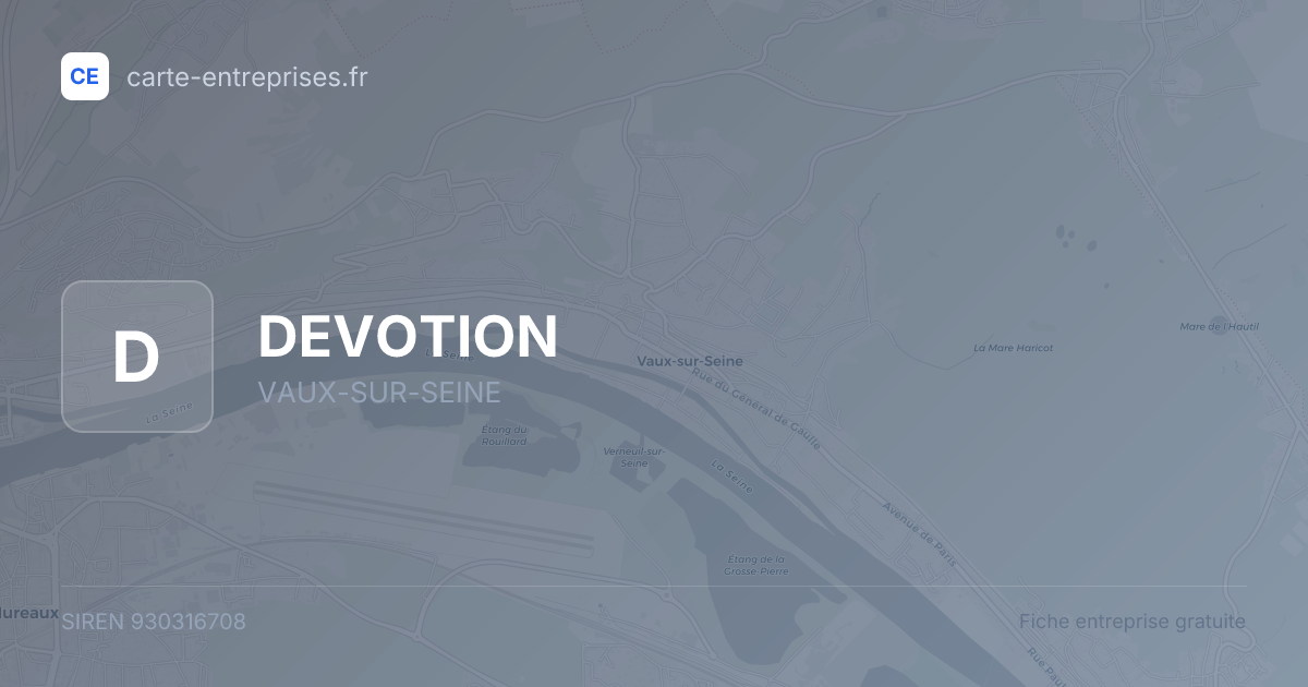 DEVOTION — 930316708 — fiche entreprise