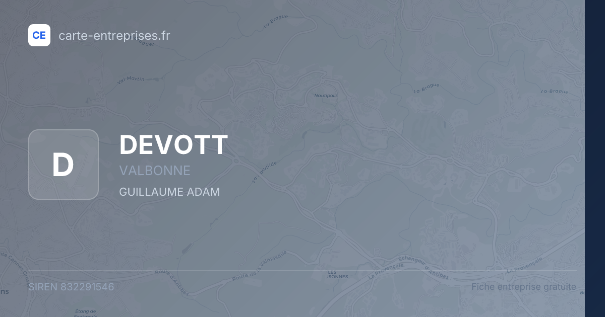 DEVOTT — 832291546 — fiche entreprise