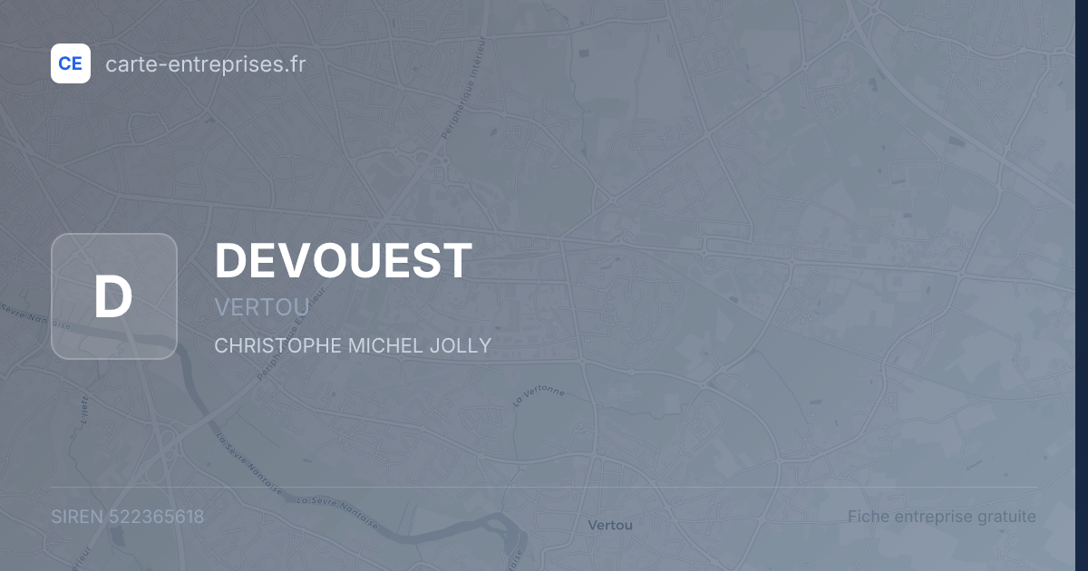 DEVOUEST — 522365618 — fiche entreprise