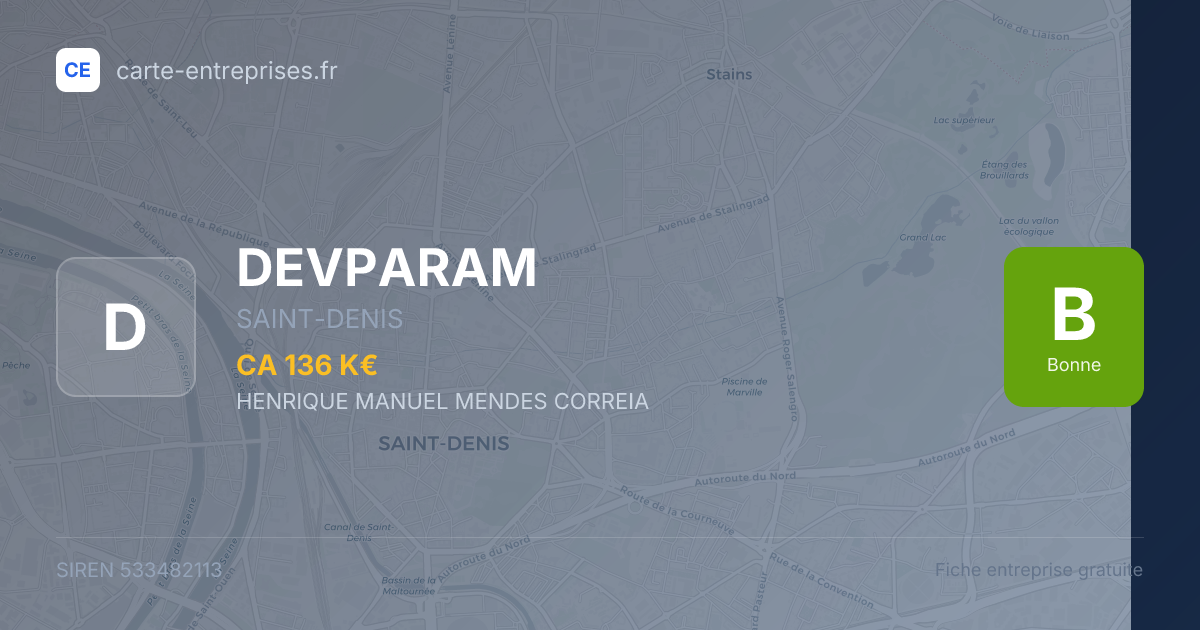DEVPARAM — 533482113 — fiche entreprise