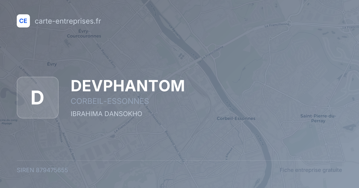 DEVPHANTOM — 879475655 — fiche entreprise