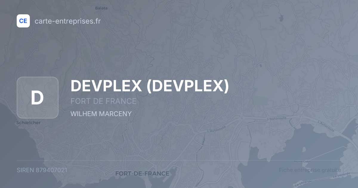 DEVPLEX — 879407021 — fiche entreprise