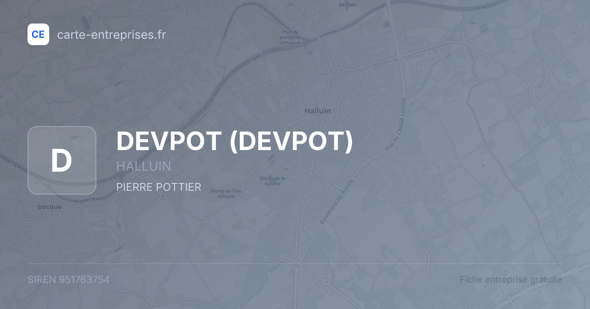 DEVPOT — 951763754 — fiche entreprise