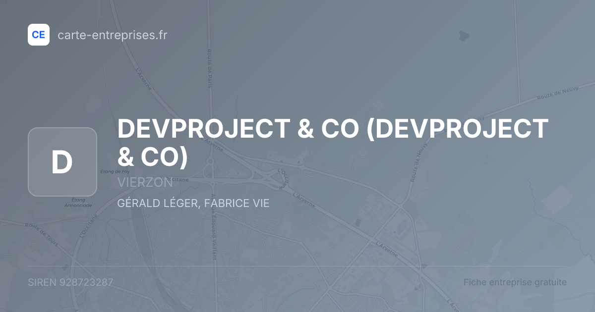 DEVPROJECT & CO — 928723287 — fiche entreprise