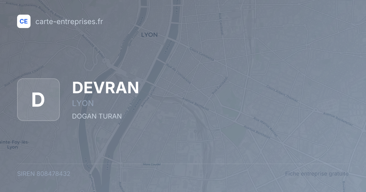 DEVRAN — 808478432 — fiche entreprise