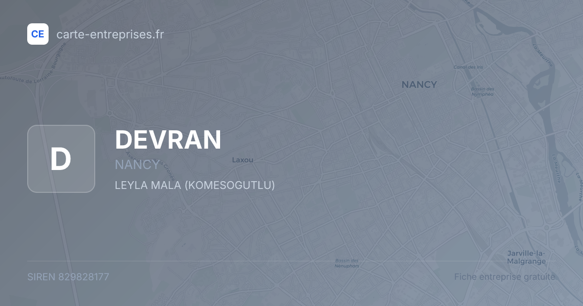 DEVRAN — 829828177 — fiche entreprise