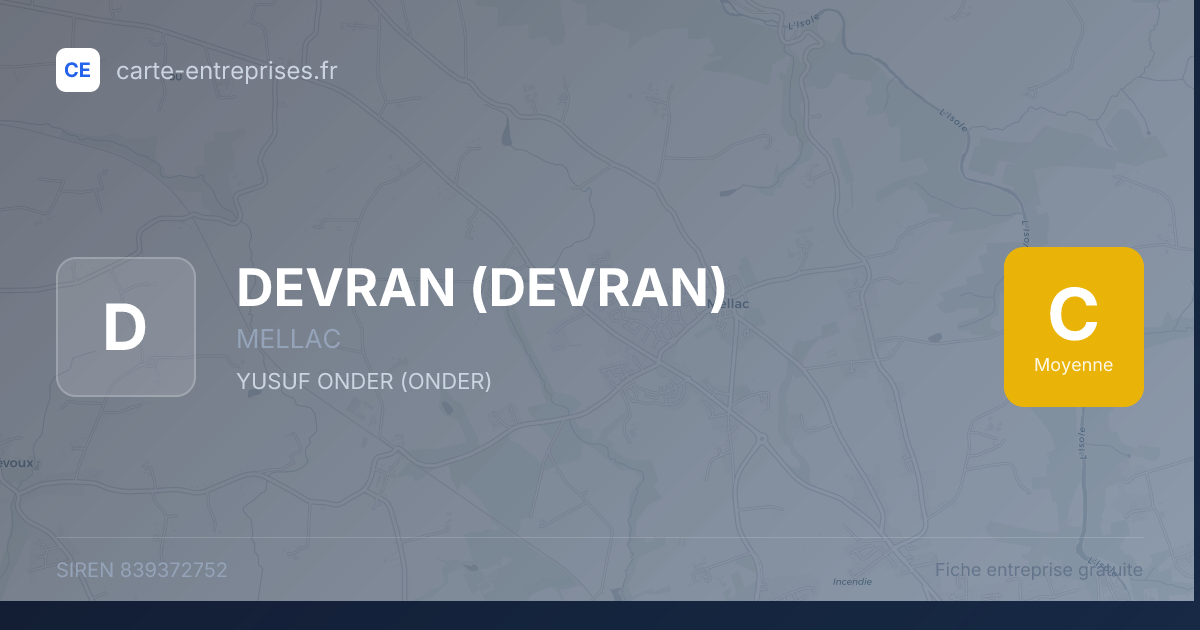 DEVRAN — 839372752 — fiche entreprise