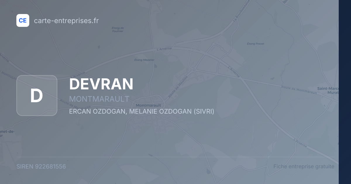 DEVRAN — 922681556 — fiche entreprise