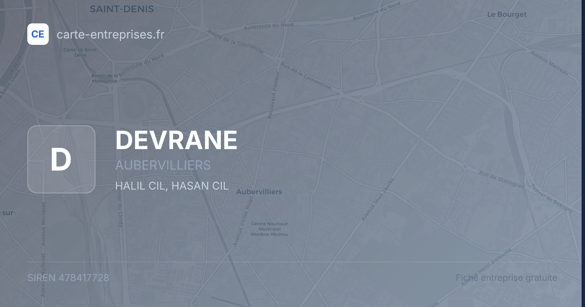 DEVRANE — 478417728 — fiche entreprise