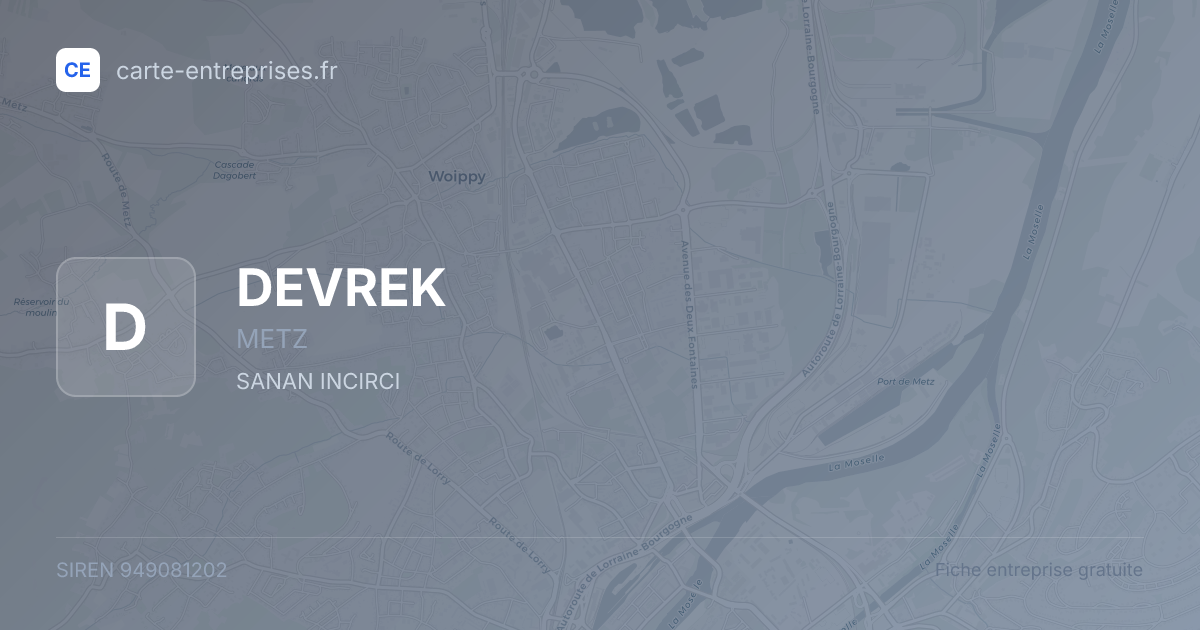 DEVREK — 949081202 — fiche entreprise
