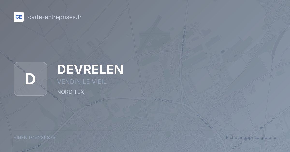 DEVRELEN — 945236875 — fiche entreprise