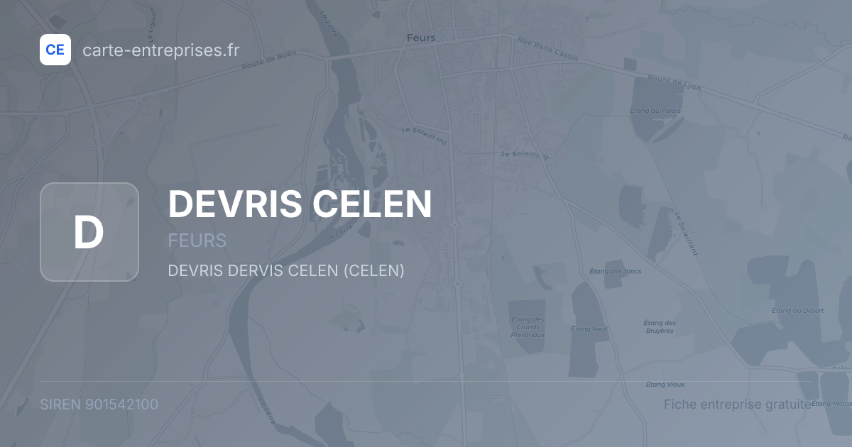DEVRIS CELEN — 901542100 — fiche entreprise