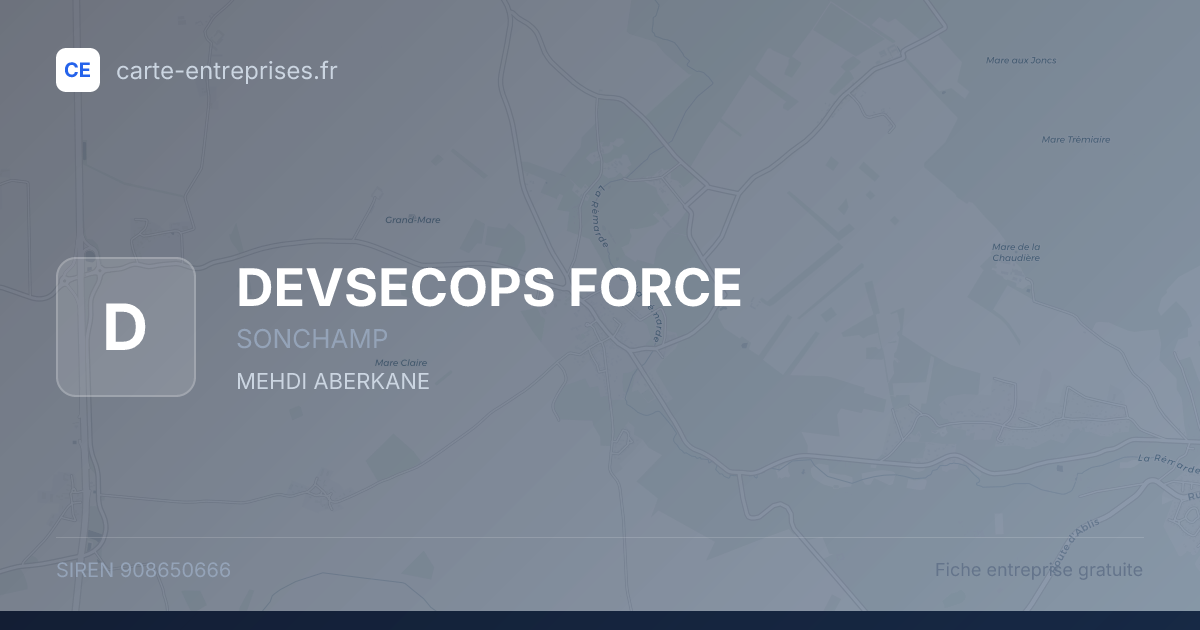 DEVSECOPS FORCE — 908650666 — fiche entreprise