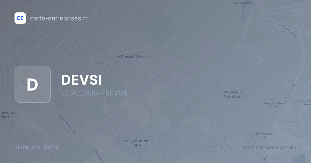 DEVSI — 452136724 — fiche entreprise