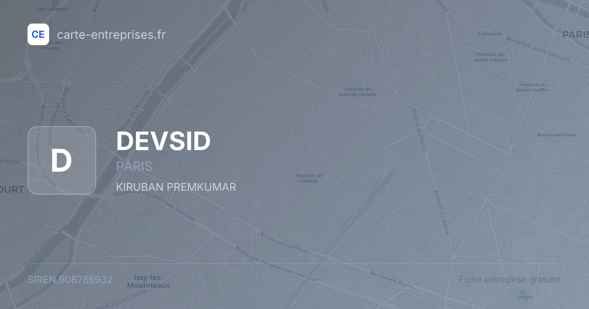 DEVSID — 908786932 — fiche entreprise