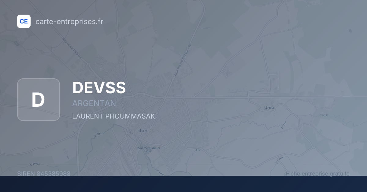 DEVSS — 845385988 — fiche entreprise