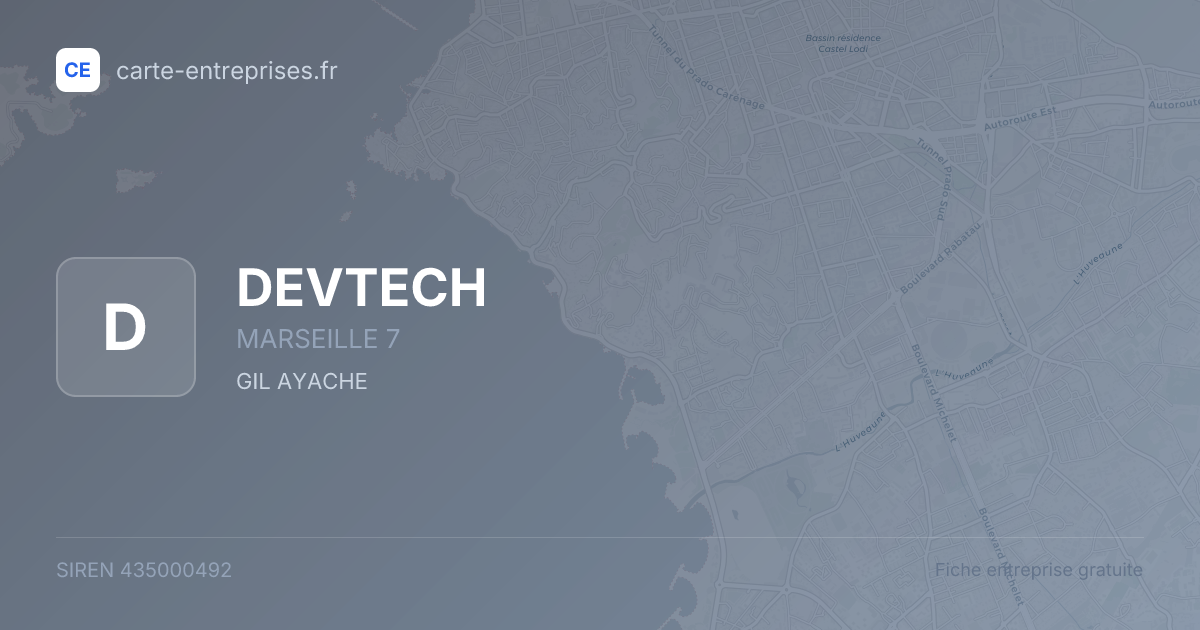 DEVTECH — 435000492 — fiche entreprise