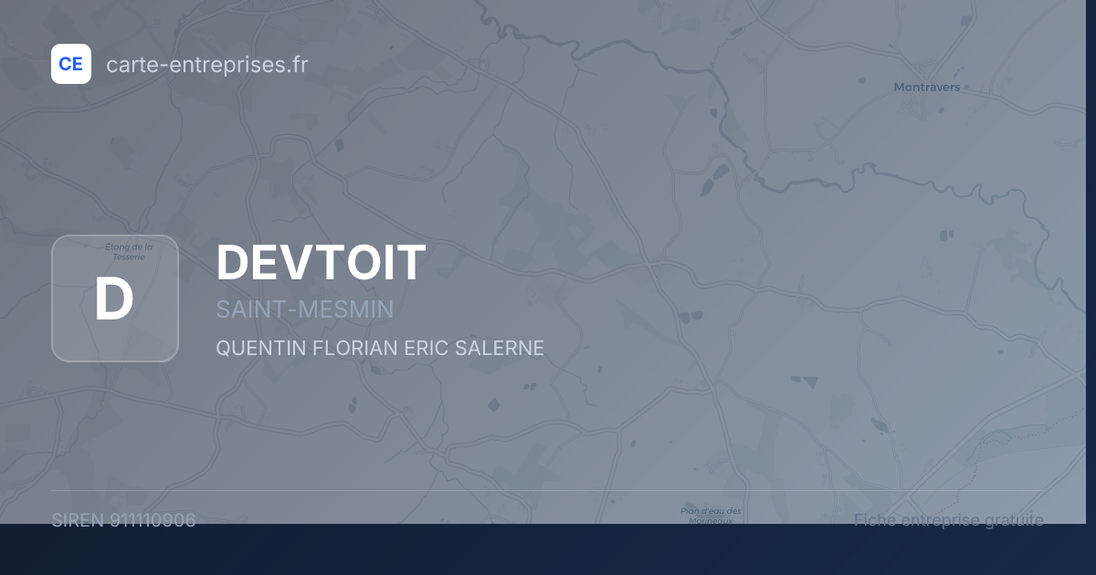 DEVTOIT — 911110906 — fiche entreprise