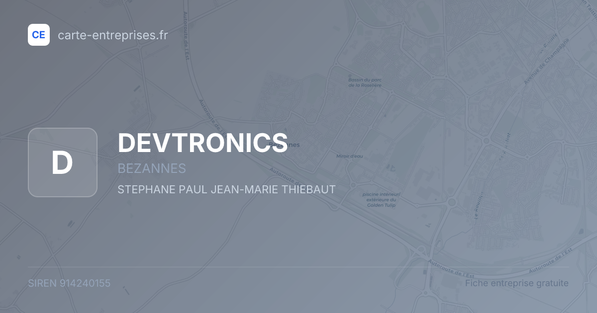 DEVTRONICS — 914240155 — fiche entreprise