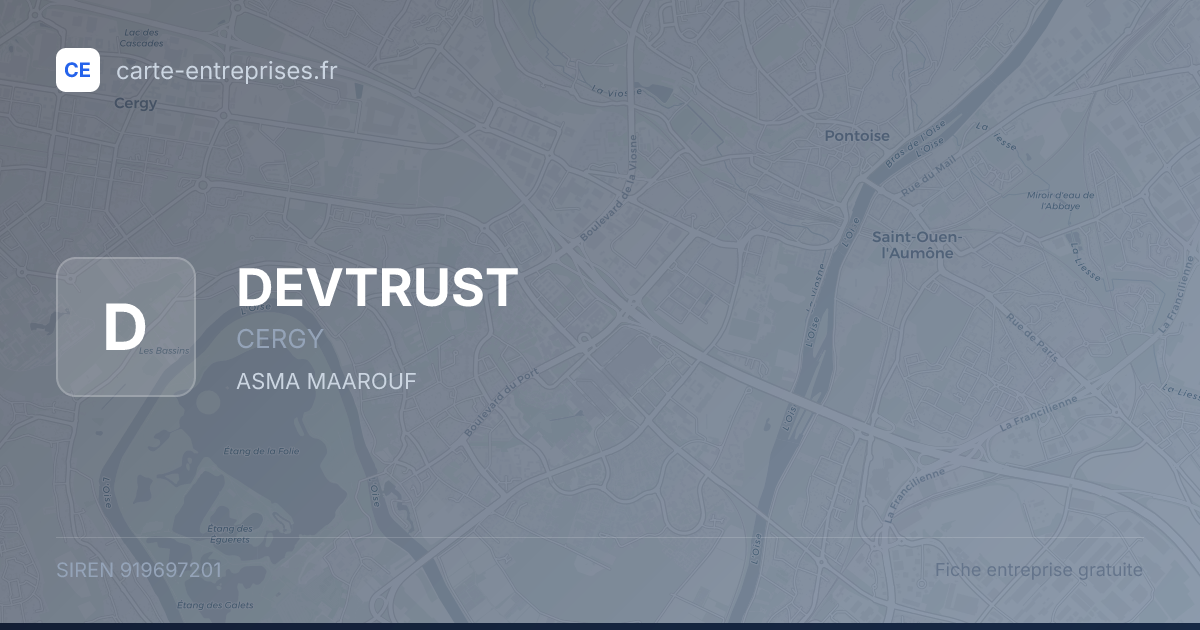 DEVTRUST — 919697201 — fiche entreprise