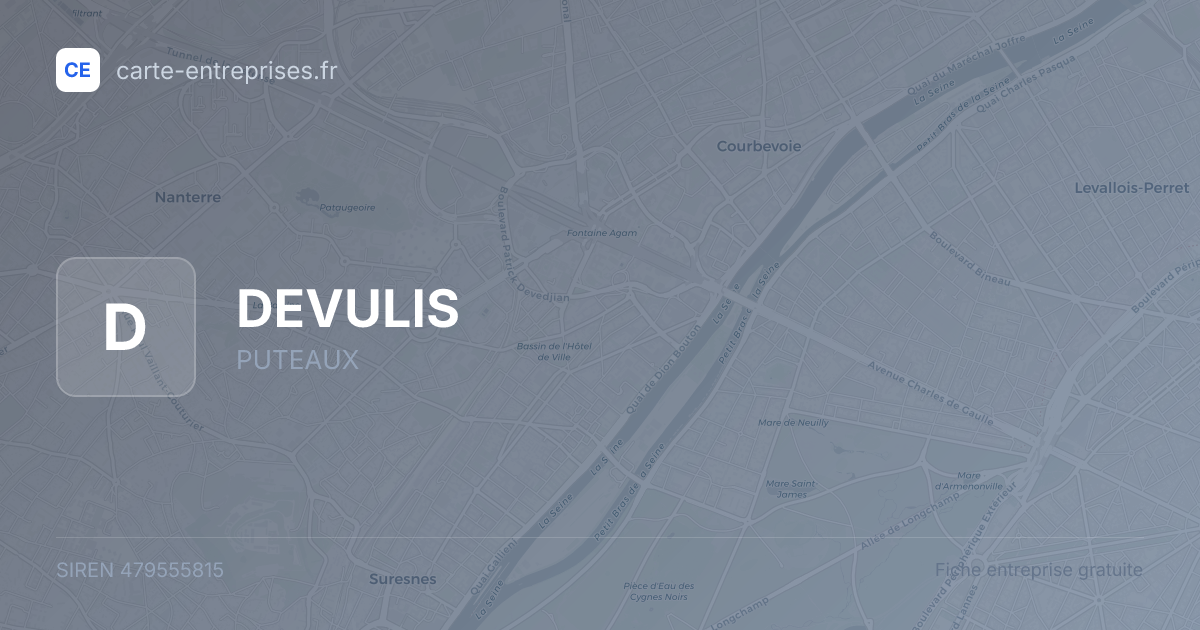 DEVULIS — 479555815 — fiche entreprise