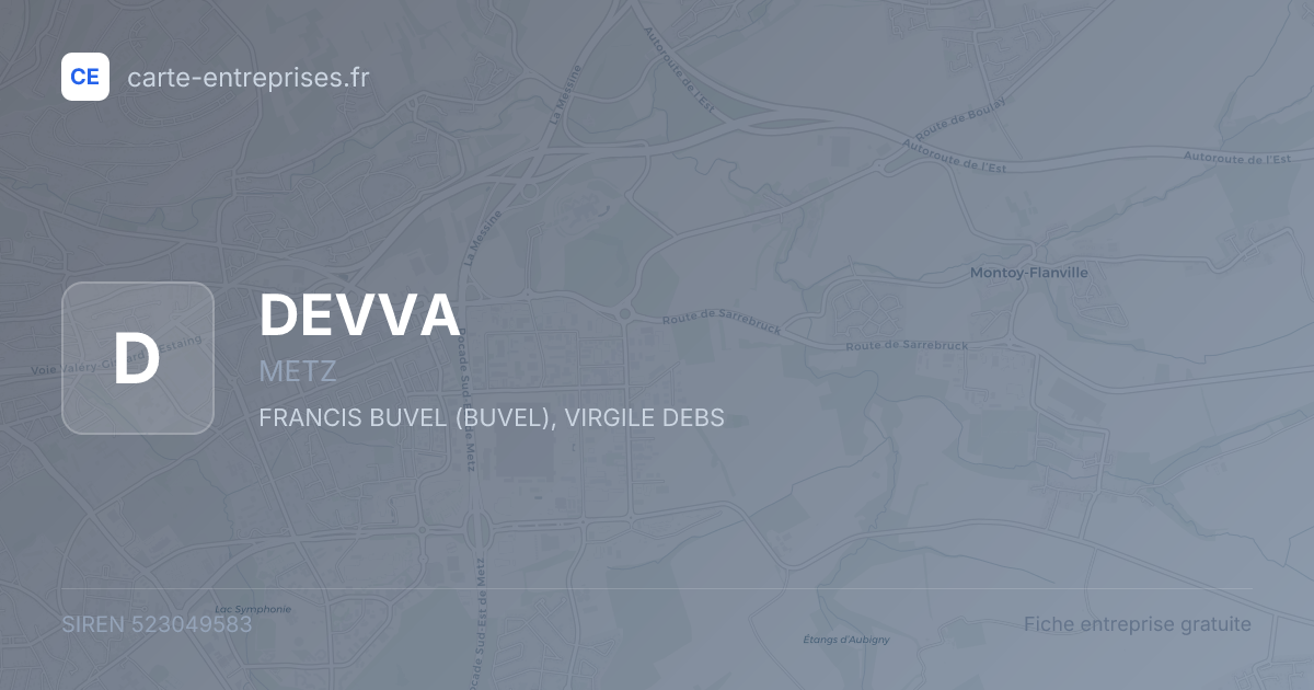 DEVVA — 523049583 — fiche entreprise