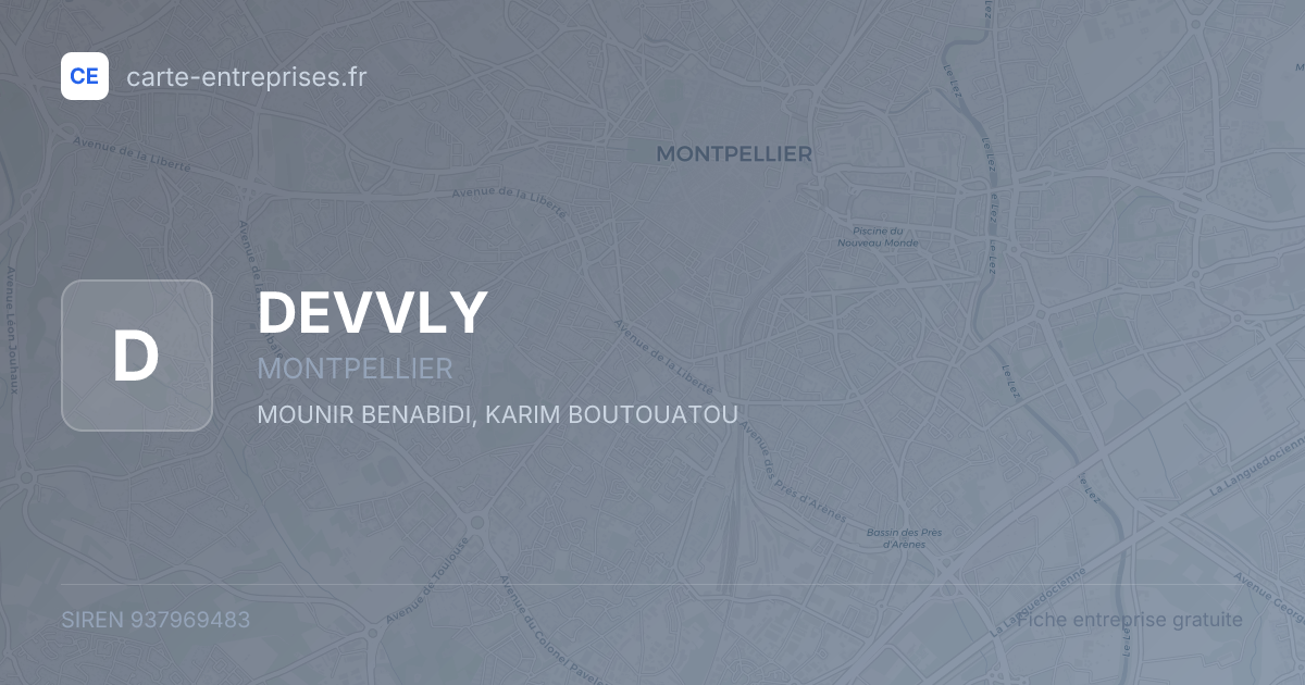 DEVVLY — 937969483 — fiche entreprise