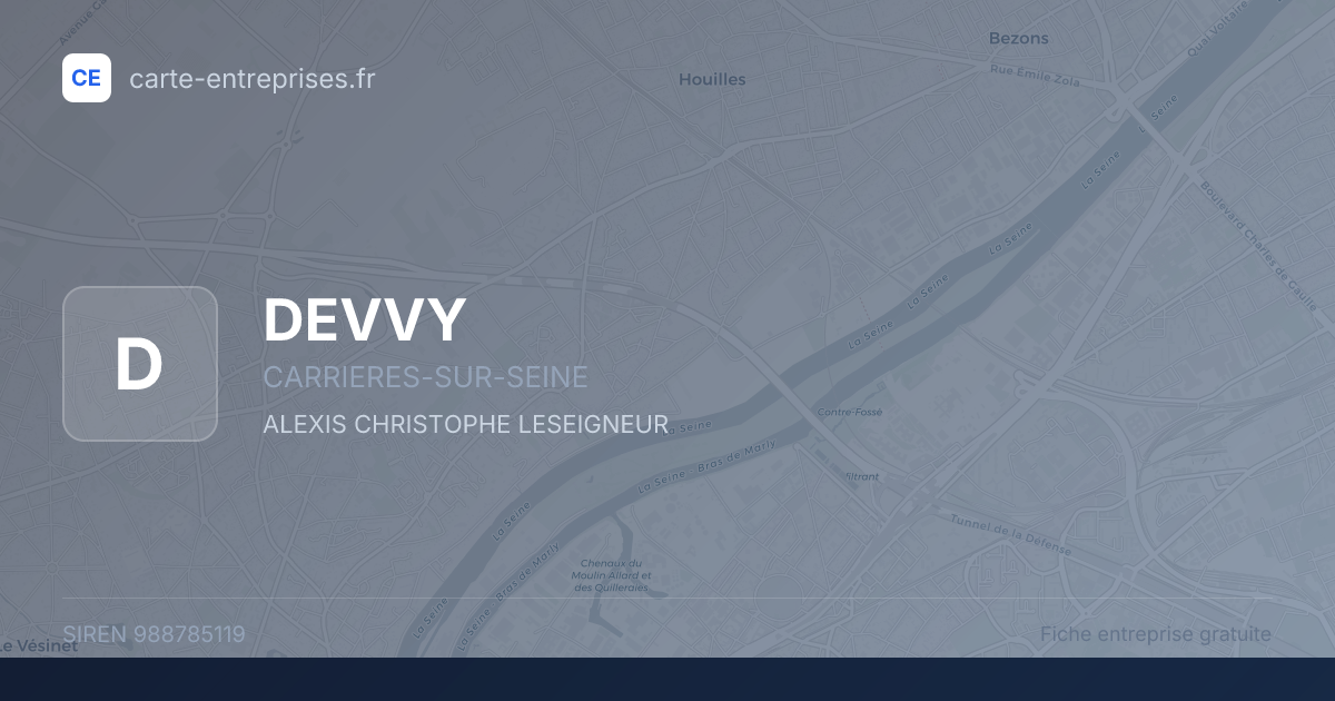DEVVY — 988785119 — fiche entreprise