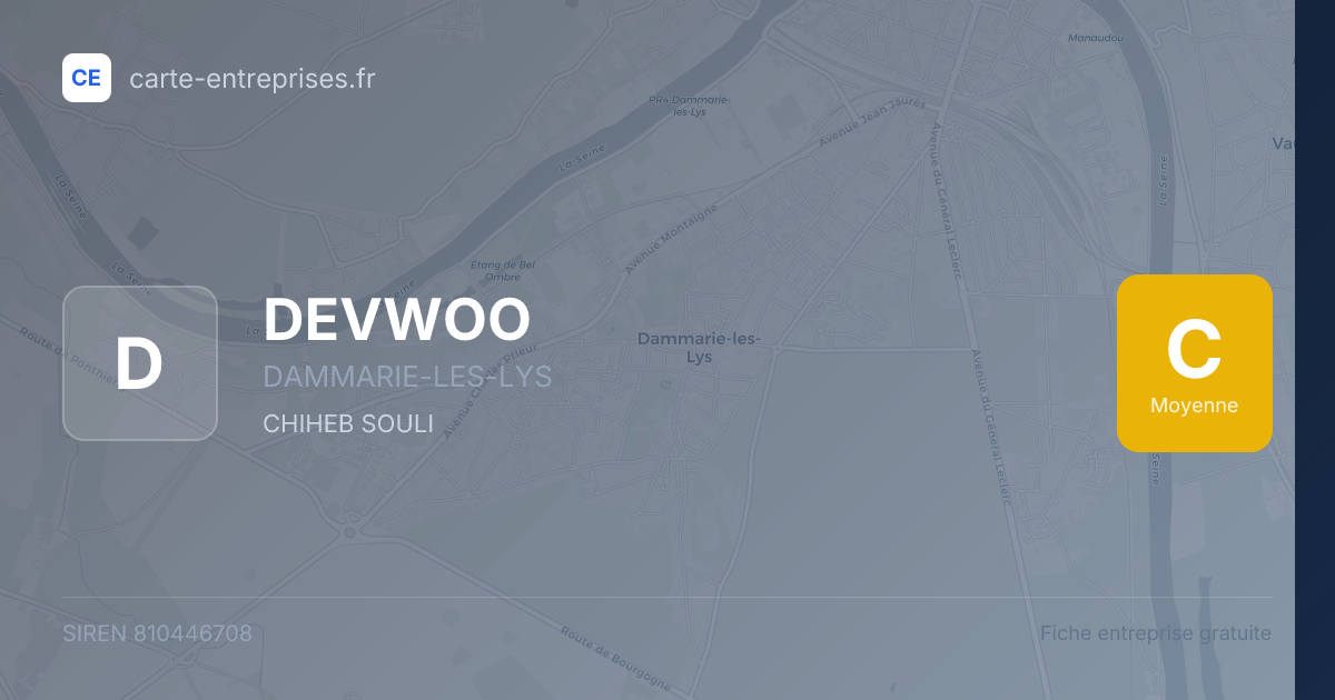 DEVWOO — 810446708 — fiche entreprise