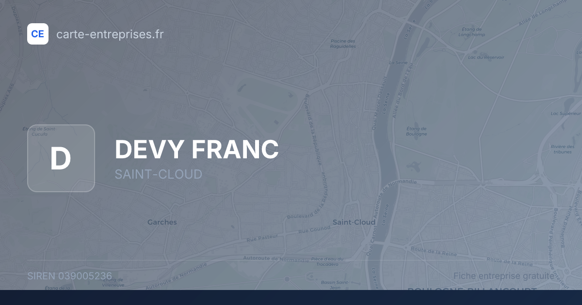 DEVY                          FRANC — 039005236 — fiche entreprise
