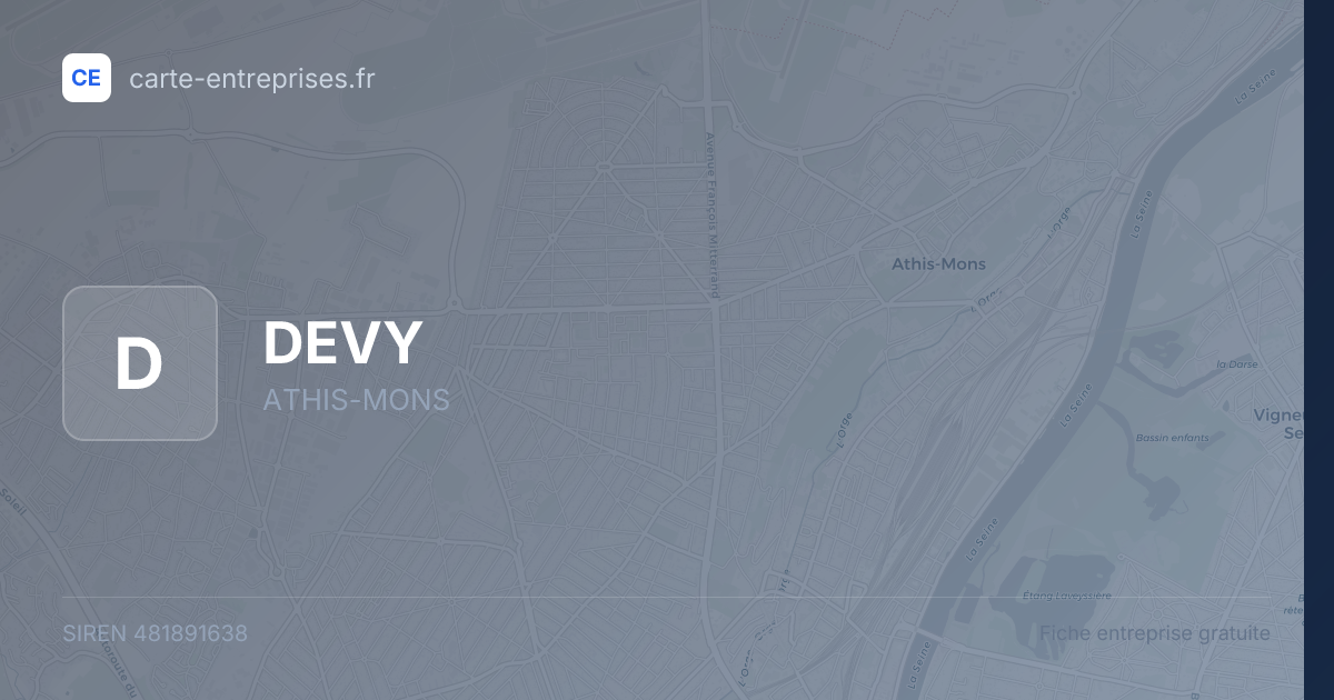 DEVY — 481891638 — fiche entreprise