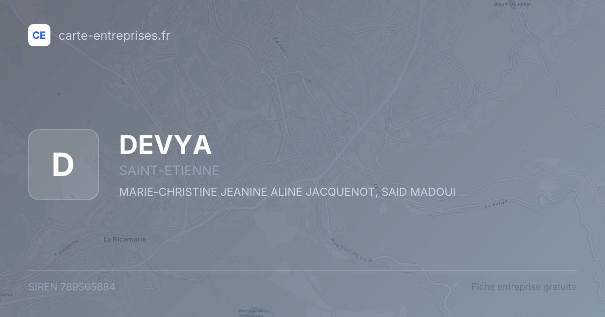 DEVYA — 789565884 — fiche entreprise