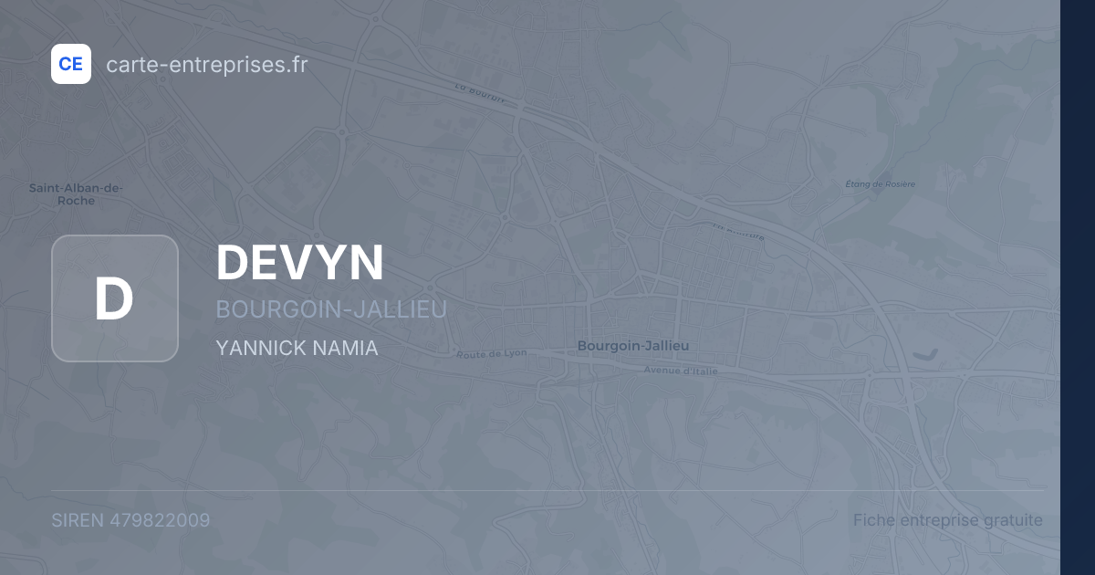 DEVYN — 479822009 — fiche entreprise