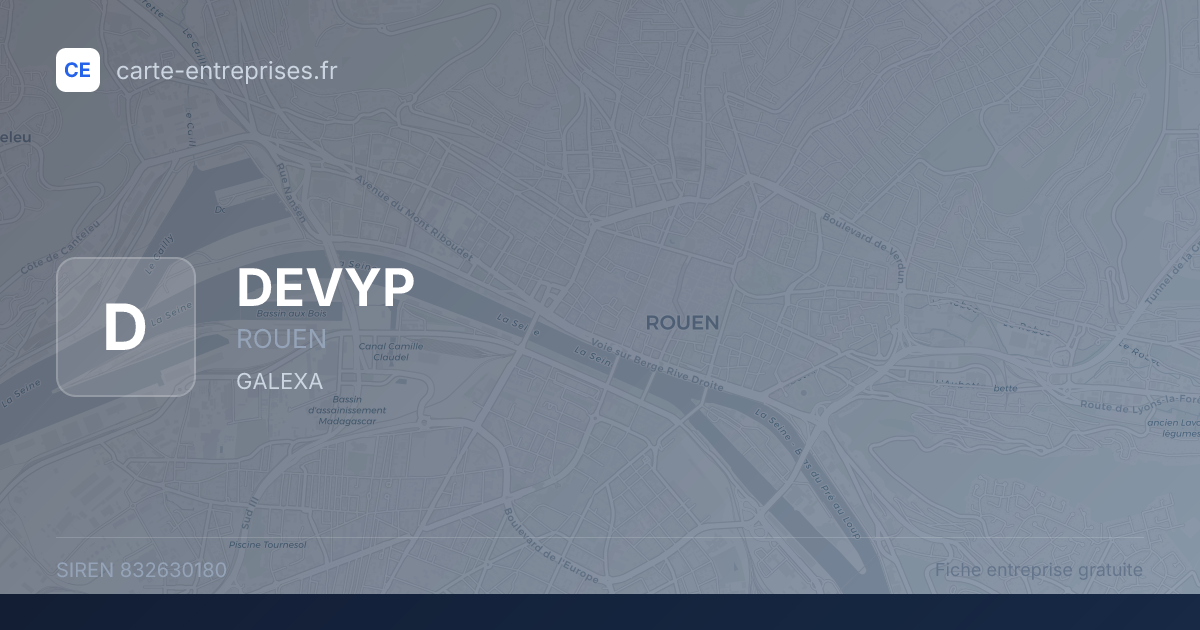 DEVYP — 832630180 — fiche entreprise