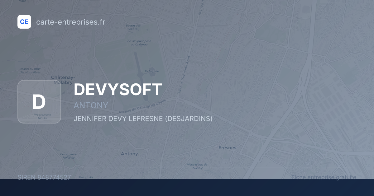 DEVYSOFT — 848774527 — fiche entreprise