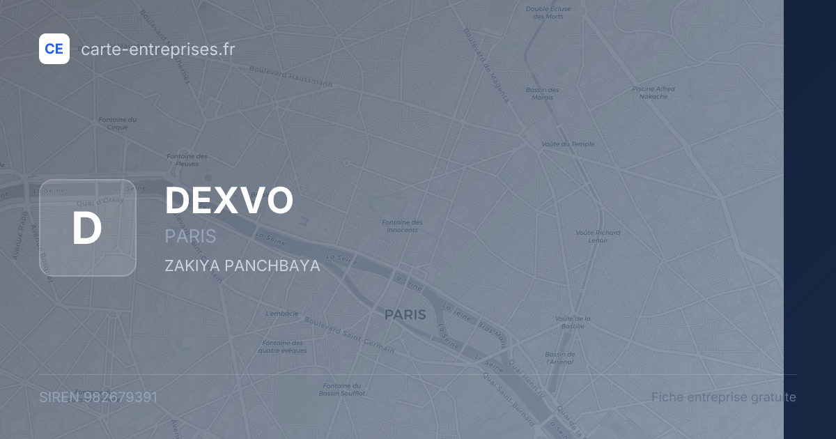DEXVO — 982679391 — fiche entreprise